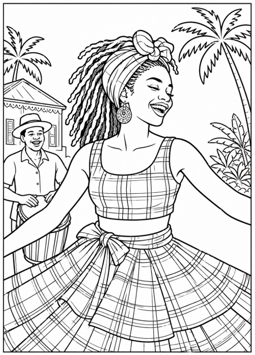 Colorie la Guadeloupe
