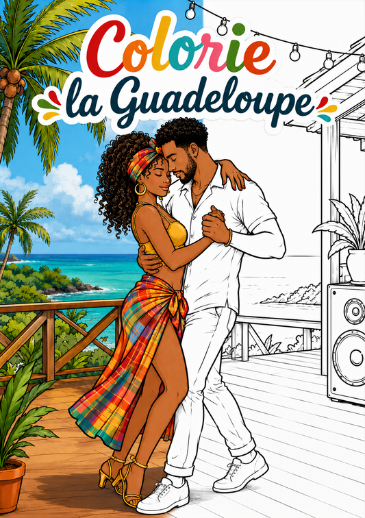 Colorie la Guadeloupe